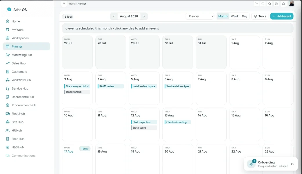 Atlas Planner